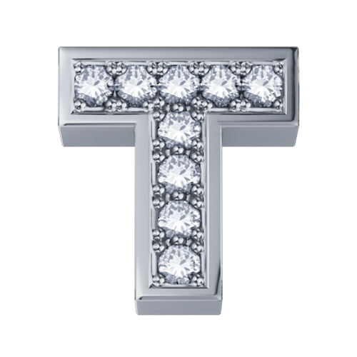 Charm Elements in Oro bianco Diamante 0.01 Ct DCHF3319T.001 - DCHF3319T.001